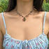 Boho Beaded Stars Choker Necklace Cute Kawaii Colorful Beads for Women,Irregular Raw Stones Necklace Chain Link Necklace Trendy Beachy Fashion Ast...