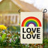 Love is Love Rainbow Pride Garden Flag Double Sided, LGBTQ Garden Flag Yard Flag for Outdoor Decoration 12x18 Inch...