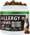 Dog Allergy Relief Chews, Itch Relief and Probiotics for Dogs, Fish Oil Omega 3, Seasonal Allergies, Itchy Skin Relief, Anti Itch Treats, Immune H...
