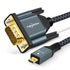 Twozoh Micro HDMI Cable 3.3ft, Gold-Plated & Braided, Support 1080P, Compatible with Laptop, Projector, HDTV...