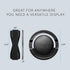 LOVEHANDLE Cell Phone Holder and Grip 360 Mount and Grip - Car Mount for Smartphones and Mini Tablets with 360 Rotation Technology - Combo Pack (B...