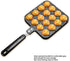 16 Holes Octopus Meatballs Pan, Aluminum Alloy Takoyaki Baking Mold Tray, for Home Kitchen...