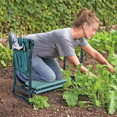 Garden Kneeler Tools Bag Garden Stool Storage Bag Gardening Kneeling Chair Bag Oxford Cloth Storage Bag with Handle for Garden Kneeler Seat...
