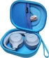 LTGEM EVA Hard Headphone Case for TOZO HT2, Bose, JBL, Beribes, Sony, Skullcandy, Soundcore Anker, Raycon Headphones (Blue). Case Only......