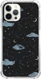 Moon Clouds and Stars Case Compatible with iPhone 14 Pro Max, Planets Starry Sky Cover for iPhone 14 Pro Max, Cool Cute TPU Bumper Phone Case Cove...