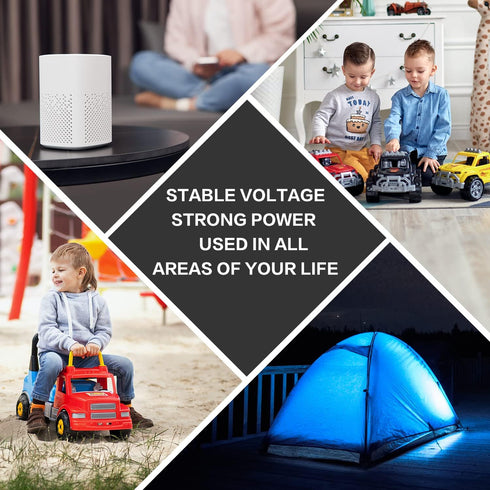 7.4V 2500mAh Li-ion Rechargeable Battery for Speaker/Remote Control Toy/Bluetooth Boom Box/Portable DVD Player/Outdoor Lighting...