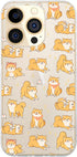 Blingy's for iPhone 13 Pro Case (6.1 inch), Shiba Inu Dog Style Cute Animal Pattern Cartoon Design Transparent Soft TPU Protective Clear Case (Shi...