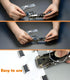 2 Pcs Metal Clip Pusher Stapler Clippers Modern Stapler Push Clamp Office Paper Clip Book Binding Machine Office Supplies Home Desk Accessories...
