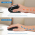 Bluetooth mouse,Type-c and USB 2.4G Wireless Vertical Mouse Rechargeable Ergonomic mouse, 800/1200 /1600 DPI, 5 Buttons for Laptop, Desktop, PC, M...
