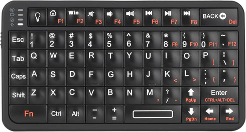 Rii Mini Bluetooth Keyboard,Portable Wireless Keyboard with Backlit,Rechargeable Mini Keyboard for Smart TV/Android TV Box/SmartPhone/HTPC/IPTV, B...
