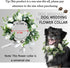Dog Wedding Flower Collar,dog flower collar,rose flower crown,flower crown,dog wedding collar,flower dog collar,for Weddings Flower Ring Pets Cats...