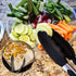 Mini Silicone Serving Tongs Set of 3, Small Kitchen Tongs (7 inch) with Silicone Tips and Stainless Steel Handle, Silicone Cooking Tongs for Salad...