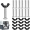 M6 Pet Carrier Fasteners Kennel Replacement Bolts for Plastic Cat Crate and Dog Crate Dog Kennel Accessories Cat Cage Carrier Parts(12 Set)...