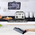 Toaster Cover with Base for 4 Slice Wide Slot, Toaster Oven Cover Compatible with Cuisinart, Small Bread Cover, 4 Slice Toaster Covers with Zipper...