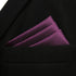 S&W SHLAX&WING Silk Ties for Men Suit Neckties Purple Solid Colors Extra Long Matching Pocket Square...