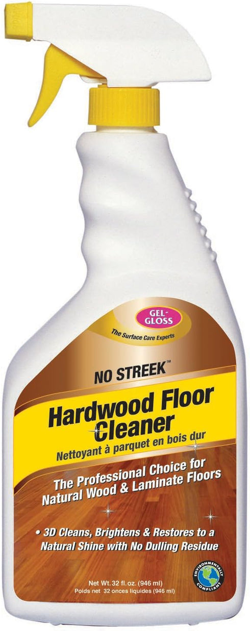 Gel-Gloss Hardwood Floor Cleaner, 32-Ounce...