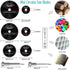 Cutting Wheels for Rotary Tool, Diamond Metal Wood Cutting Wheels and Drill Cutting Disc with 1/8" Shank and Resin Cutting Off Wheels with Mandrel...