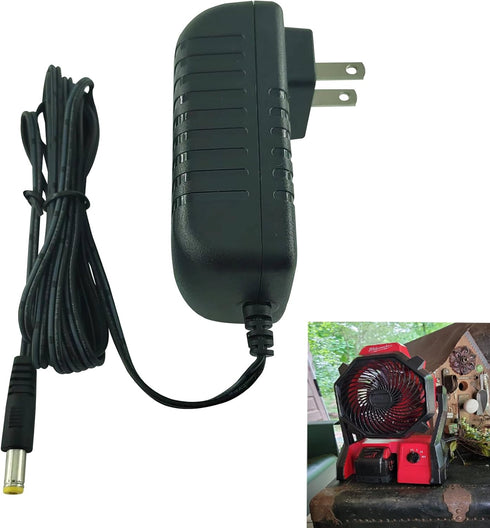 23-81-0701 Class 2 Power Adapter Replacement for Milwaukee M18 Jobsite Fan Power Supply...