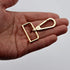 12 Pcs D Ring Swivel Lobster Claw Clasp, Push Gate Snap Hooks Trigger Clips(Gold, 1 1/4 inch)...
