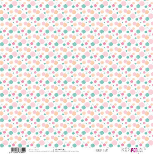 Papers For You - Scrapbooking and Craft Paper Kit | "Fairies Land" Collection | Includes 10 Double Sided Papers with Different Designs | Size 12" ...