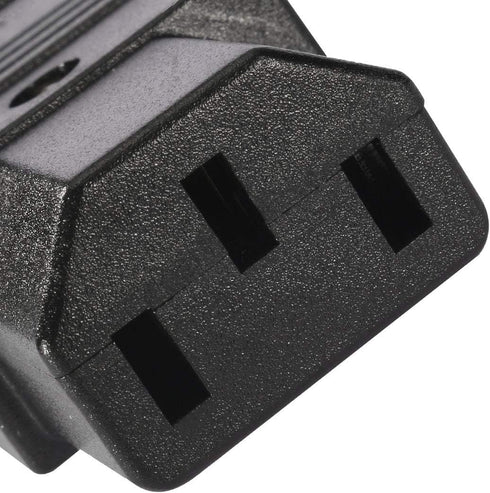 uxcell 3Pair AC250V 10A IEC C14 Male C13 Female, 3 Pins Terminals Inline Adapter Plug Power Socket Connectors...