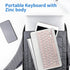 Ultra Slim Mini Wireless Bluetooth Keyboard Compatible with Amazon Kindle Fire HD 10/8/Fire Max 11/iPad 10.2"/iPad Air/iPad Pro,iPhone and Other D...