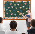 Boho Heart Bulletin Decor Classroom Bulletin Board Decoration Set Heart Hand Paper Cutouts for Classroom Office Home Wall Party Supplies, 52 Pcs...