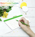 Index Cards Guide Dividers 4x6 inches, the Blank Index Cards Guide, 1/4 Cut Tabbed Note Cards, File and Recipe Guides, 400gsm Paper, Assorted Colo...