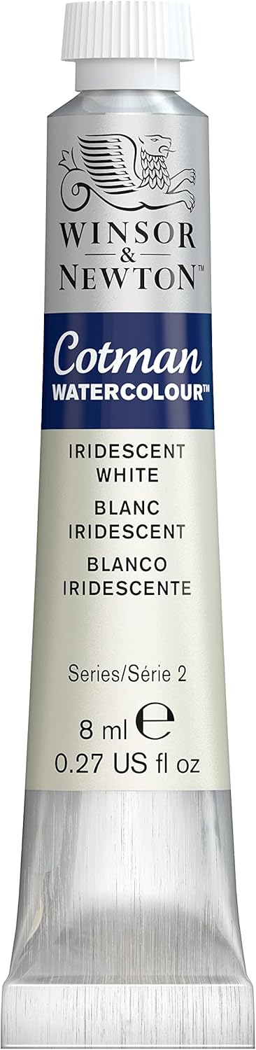 Winsor & Newton Cotman Watercolor Paint, 8ml (0.27-oz), Iridescent White...