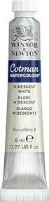 Winsor & Newton Cotman Watercolor Paint, 8ml (0.27-oz), Iridescent White...