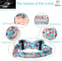 Christmas Dog Collars for Small Dog with Bow Tie,Blue Dog Collar with Safety Metal Buckle Adjustable Puppy Collars for Medium Large Dog,Boy&Girl&m...