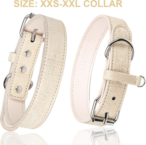Dog Collar for Small Dog Girl Boy, Dog Collar for Medium Large Dogs, Puppy Collars Chihuahua Collar Adjustable Pet Cat Collar Pink Collar para Per...