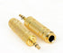 2 Pack Audio Adapter 1/8'' M to 1/4'' F Stereo Audio Jack Adapter?3.5mm to 6.35mm Stereo Headphone Connector for Speaker Headphone Aux Cable Guita...