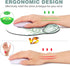 DINKY Ergonomic Mouse Pads, Cute Mouse Pad with Wrist Rest Support Gel, Non-Slip PU Base Mouse Mat with Memory Foam for Home, Office and Gaming, E...