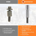 Valve Cover Bolts Kit Compatible with Chevy 350 283 305 327 383 SBC Valve Covers Bolt Studs Small Block Chrome Steel Valve Covers with Black Oxide...