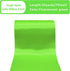 Fluorescent Green Satin Ribbon 4 Inch x 25Yards Wide Solid Fabric Large Ribbon for Cutting Ceremony Kit Grand Opening Car Bows Sewing Craft RTY De...