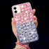 Bonitec for iPhone 11 Case 3D Glitter Sparkle Bling Case for Women Luxury Shiny Crystal Rhinestone Diamond Bumper Clear Rose Gems Protective Case ...