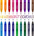 ParKoo 18 Colors Retractable Erasable Gel Pens Clicker, Fine Point 0.7mm, Make Mistakes Disappear, Comfort Grip for Journaling Drawing Writing Pla...