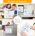 2 PCS Magnetic Small White Board Dry Erase Double-Sided Writing, Small Dry Erase Board 8”x11”, Portable Hangable Mini Whiteboard Small Whiteboard ...