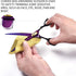 Dream Reach 7.0 inches Professional Decompressed Elastic Handle Pet Grooming Scissors Set,Straight & Chunker & 2 Curved scissors 4pcs set for Dog ...