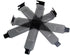 AUEAR, 10 Pack Black PCI Slot Cover Hard Steel Filter Blanking Plate with Screws...