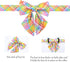 Lionet Paws Easter Day Dog Collar with Bowtie, Dog Sailor Bow Collar with Metal Buckle for Dogs and Cats, Adjustable Comfortable Dog Collar Girl G...