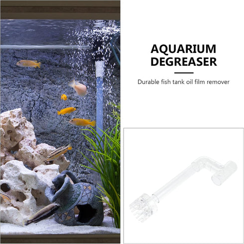 POPETPOP Filtro para Pecera Aquarium Surface Protein Skimmer Aquarium Skimmer Pipe Aquarium Oil Skimmer Lily Pipe Inflow Aquarium Surface Filter f...
