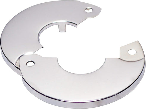 Floor and Ceiling Plate Cover Split Flange Replacement and Repair Kit, Fits 3/4 Inch IPS Galvanized Pipe or 1 Inch Copper Pipe, Chrome Finish (Pac...