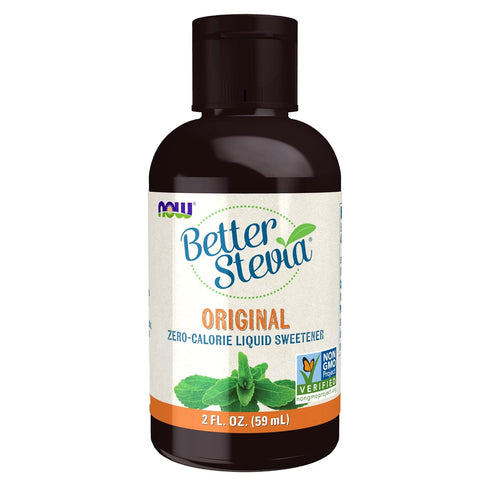 NOW Foods BetterStevia Original Zero-Calorie Liquid Sweetener, Keto Friendly, Suitable for Diabetics, No Erythritol, 2-Ounce...