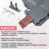 Upgraded New 131763256 Washer Door Latch Lock Lid Switch with 131763202 131763310 Door Striker Part Compatible with Frigidaire, Kenmore, Electrolux, GE Front Load Washer 1317632 131763255 131269400