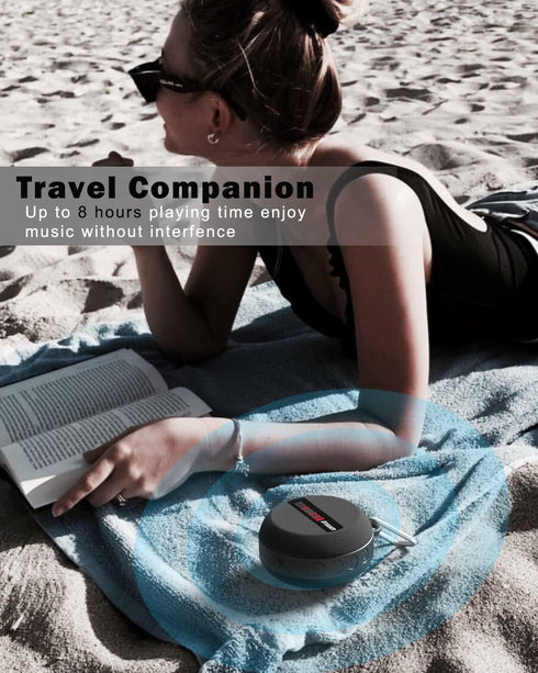 Inwa Portable Bluetooth Speaker, Bike Speaker with Speed Display, Wireless Speaker with 480 Mins Super Long of Playtime. Decent Sound, Compact Siz...
