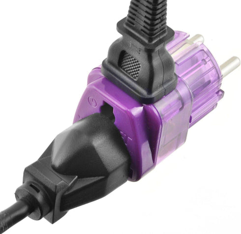 AC POWER TRAVEL ADAPTER PLUG FOR UNITED KINGDOM UK ENGLAND IRELAND SCOTLAND MALAYSIA HONG KONG / WITH DUAL PLUG-IN PORTS AND SURGE PROTECTION / GR...
