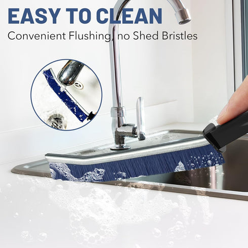 3Pcs Crevice Cleaning Brush, Hard Bristle Brush for Small Spaces Cleaning, Multi-Functional Gap Cleaning Brush Tool for Household Use, Small Clean...
