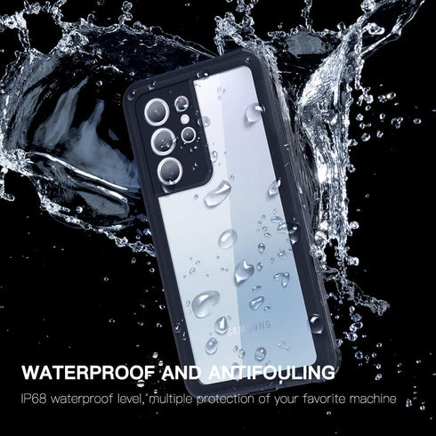 Samsung Galaxy S21 Ultra Waterproof Case, Galaxy S21 Ultra Case with Screen Protector, Heavy Duty Protective IP68 Waterproof Case for Samsung Gala...